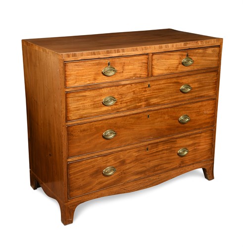 Lot 603 - A Regency mahogany chest of drawers