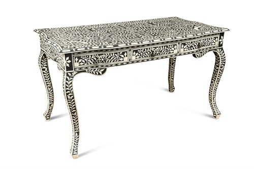 Lot 197 - Graham & Green, a bone inlaid writing desk or dressing table