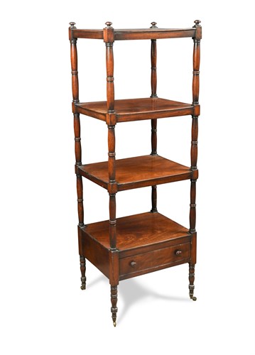 Lot 634 - A Regency mahogany whatnot
