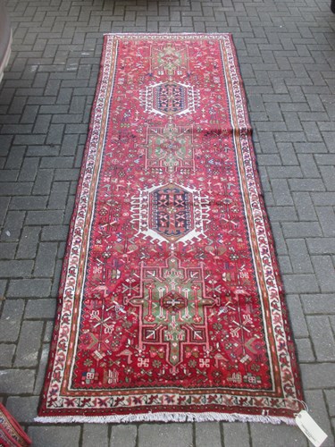 Lot 507 - A Karajeh runner 287 x 100cm