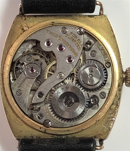 Lot 199 - Rolex - A 9ct gold gentleman's wristwatch