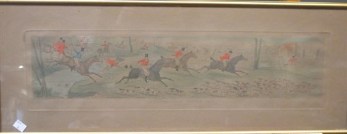Lot 340 - Three Alken hunting prints (3)