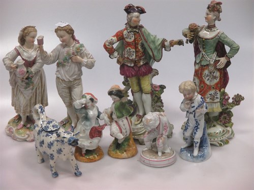 Lot 45 - A pair of early 20th century continental...