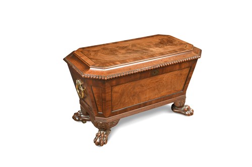 Lot 613 - A late Regency mahogany wine cooler