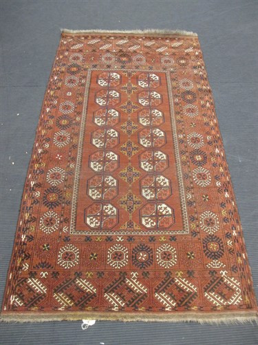 Lot 550 - Three Bokhara/Belouch/Tekke type rugs