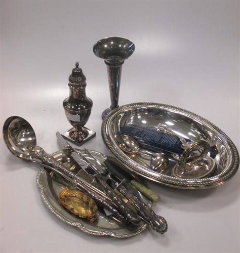 Lot 266 - A quantity of silver plated goods, including...