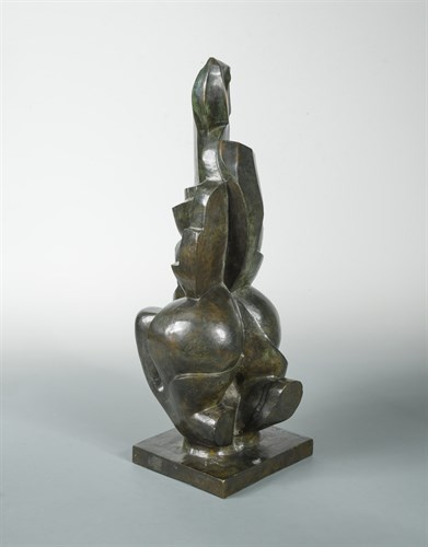 Lot 52 - Rudolf Belling, (German, 1886-1972), Cubist Composition, bronze
