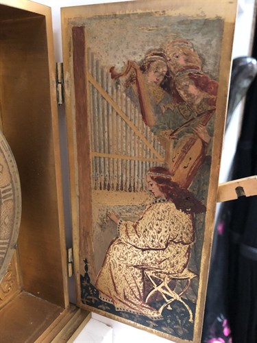 Lot 101 - Leroy & Fils, Paris, 'Just', an Art Deco gilt metal mantel timepiece