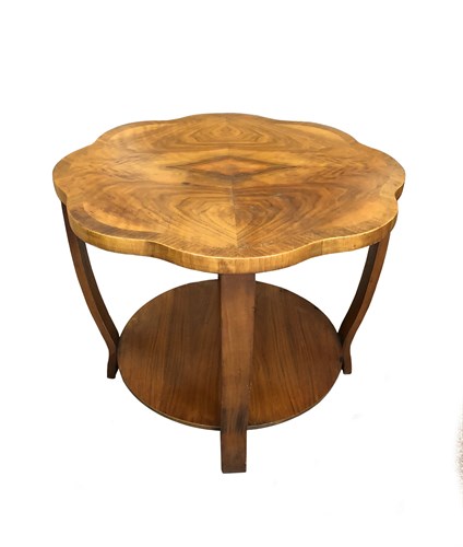 Lot 145 - An Art Deco walnut occasional table