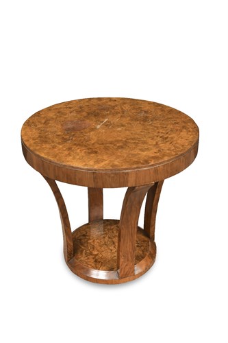 Lot 146 - An Art Deco walnut occasional table