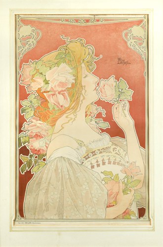 Lot 86 - Henri Privat-Livemont (1861-1936), a French Art Nouveau advertising poster for J.C. Boldoot, Amsterdam