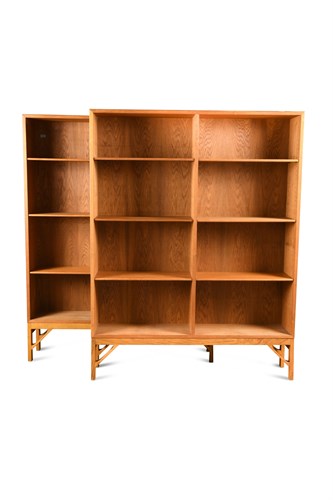 Lot 174 - Børge Mogensen for FDB Møbelfabrik, a pair of Danish oak bookcases