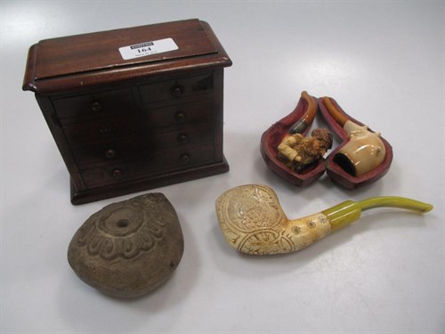 Lot 164 - Two Leslie Ray wax profiles of Victora and...