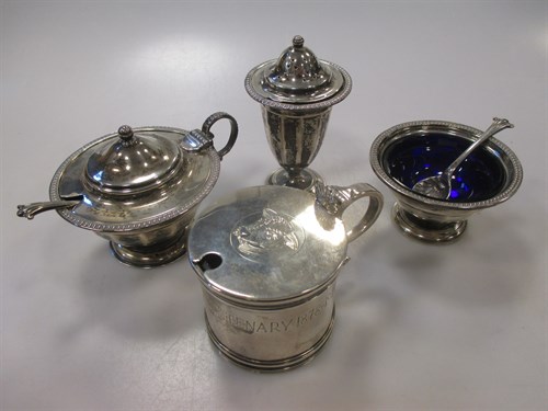 Lot 252 - A 1977 silver drum 'Mustard Contract Centenary'...