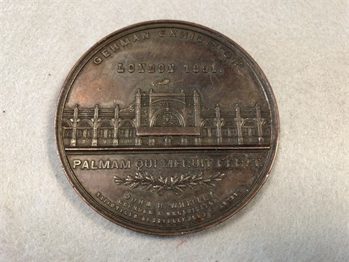 Lot 371 - A bronze medal for the 1891 German Exhibition in London
