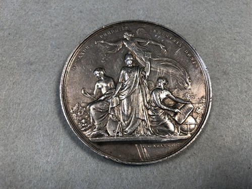 Lot 371 - A bronze medal for the 1891 German Exhibition in London