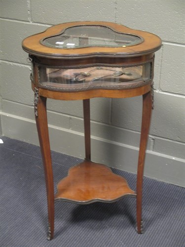 Lot 431 - A French kingwood bijouterie table height 78cm...