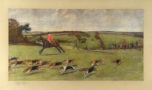 Lot 4 - Cecil Aldin, The South Dorset, signed colour...