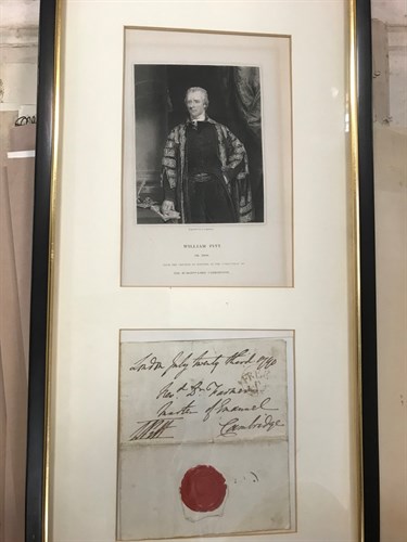Lot 280 - William Pitt the Younger, autograph free frank...