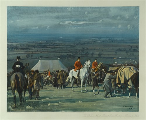 Lot 5 - After Sir Alfred Munnings, The Belvior Hunt...