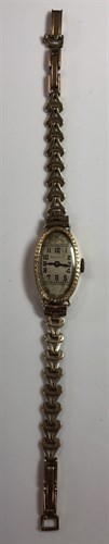 Lot 269 - Rolex - A lady's 18ct gold wristwatch