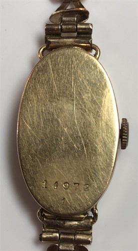 Lot 269 - Rolex - A lady's 18ct gold wristwatch