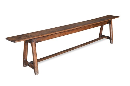 Lot 523 - An 18th century elm form