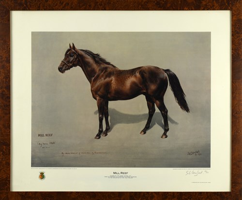 Lot 30 - Susan Crawford, Mill Reef, colour print, ltd...