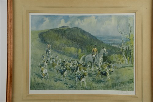 Lot 35 - Lionel Edwards, Spring Hunting, The Crawley &...