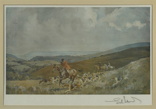 Lot 37 - Lionel Edwards, Hunting Countries, colour...