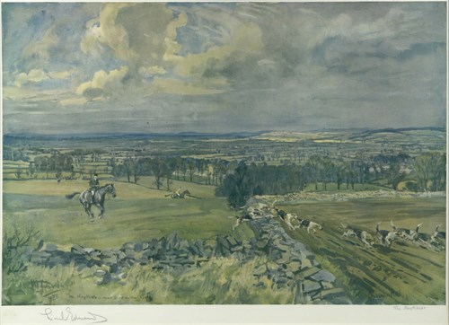 Lot 39 - Lionel Edwards, The Heythrop near Stow on the...