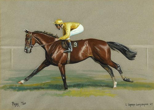 Lot 49 - L Sandys Lumsdaine, Park Top, Horse and Jockey,...