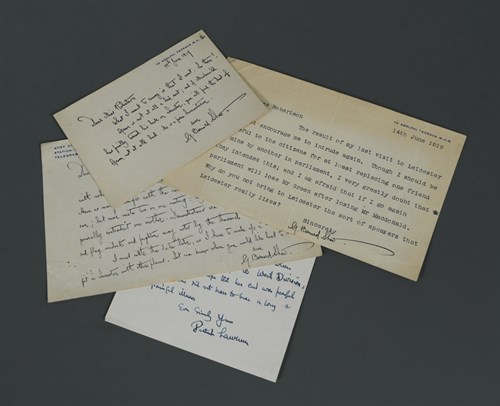 Lot 249 - SHAW (George Bernard) Three letters signed to '...