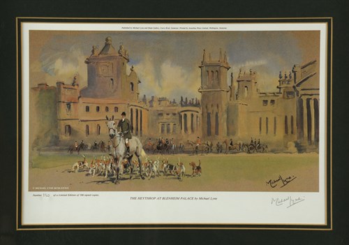 Lot 53 - Michael Lyne, Heythrop at Blenhiem Palace and...