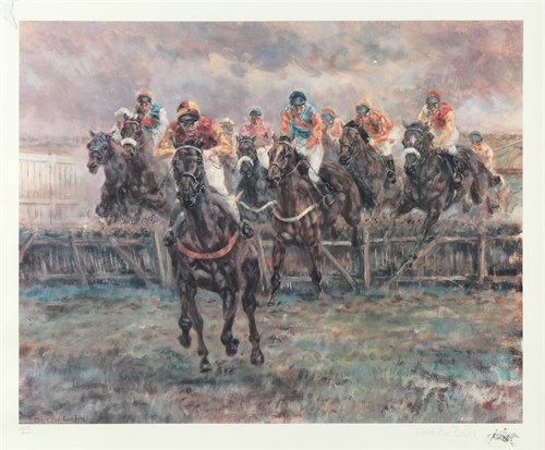 Lot 60 - Claire Eva Burton, The Last Hurdle, and Turn...