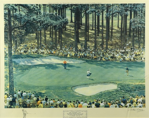 Lot 71 - Arthur Weaver, The Masters, colour print,...