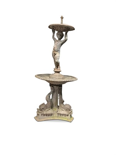 Lot 703 - A Bulbeck Foundry  lead fountain, The 'Florentine'