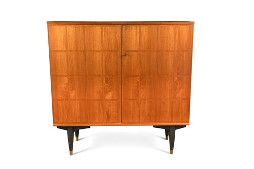 Lot 181 - A mid-century teak cabinet, possibly Swedish