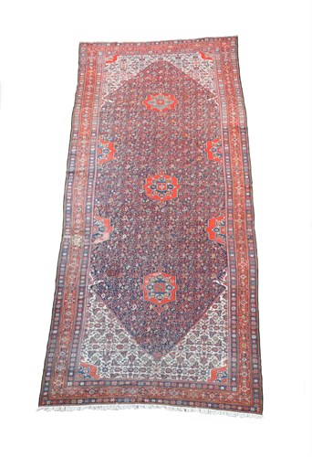 Lot 643 - A Malayer blue ground kelleh