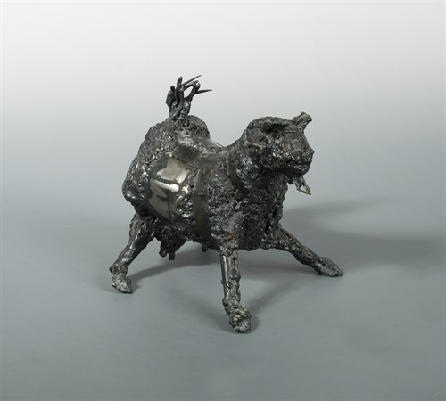 Lot 57 - Sokari Douglas Camp, (Nigerian, born 1958), Pregnant Goat