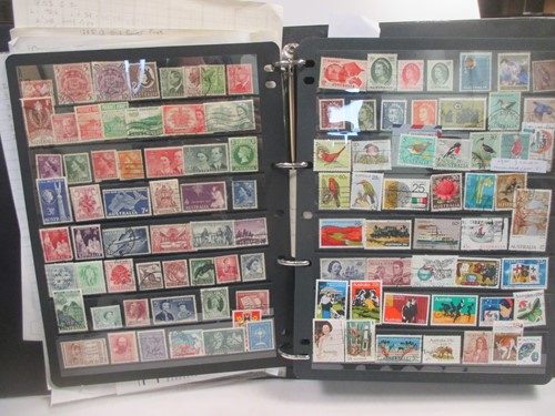 Lot 153 - Two stock books of stamps - World, GB and...