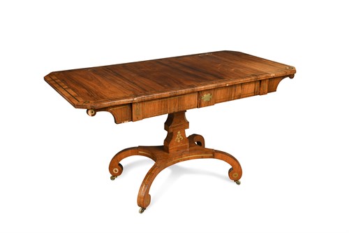 Lot 604 - A Regency rosewood sofa table
