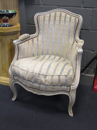 Lot 405 - A French style armchair