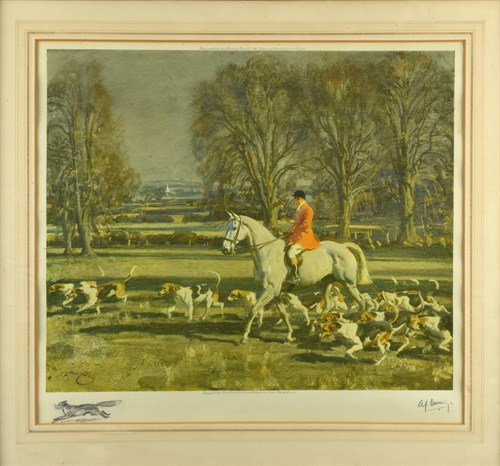 Lot 77 - Sir Alfred Munnings, 'A November Morning in...