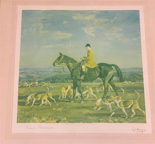 Lot 90 - Sir Alfred Munnings, Frank Freeman, signed...