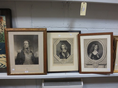 Lot 505 - Houbraken engravings of Generals and an...