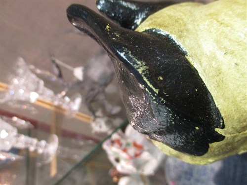 Lot 114 - A cast iron pug dog approx 24.5cm high