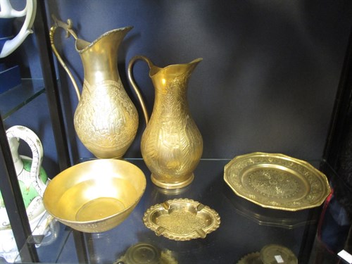 Lot 170 - A 20th century Iranian gold plated samovar set...