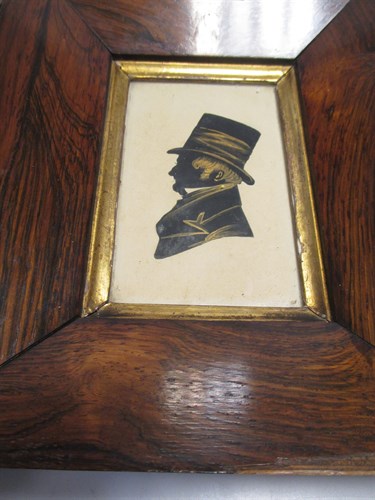 Lot 243 - A pair of 19th century miniatures in a...