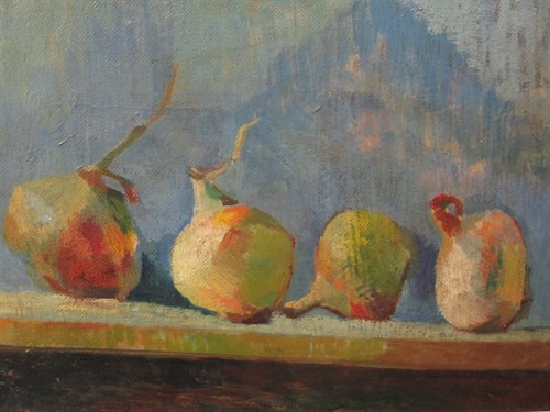 Lot 1 - I. Blane (Modern British School) 'Onions on a...